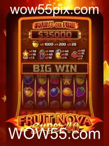 Explorando o Jogo FruitNovaSuper40 em WOW55.com